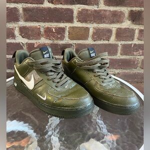 Nike Air Force 1 ‘07 Utility Olive Green Size 9.5
